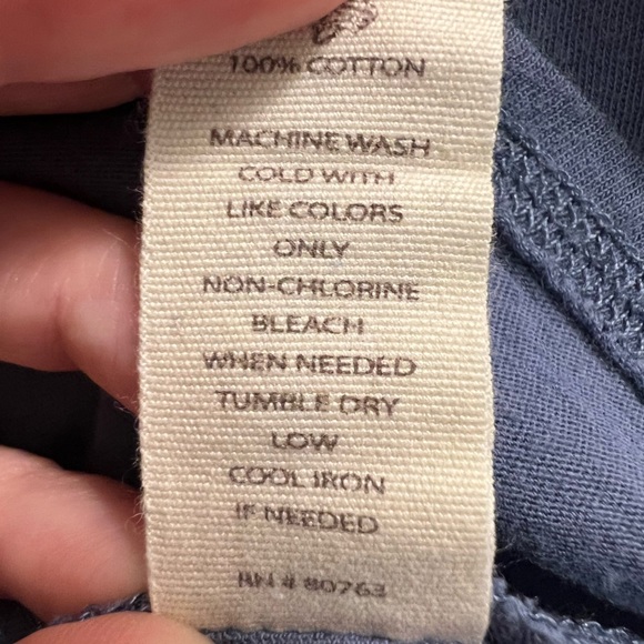 Vintage Beach Tees Blue Off-shoulder Mini Dress with tie belt, 100% Cotton - Picture 6 of 6